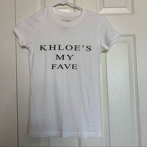 Khloe Kardashian tee S